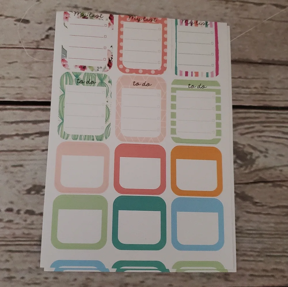 Planner stickers bundle reminders, quotes, motivational